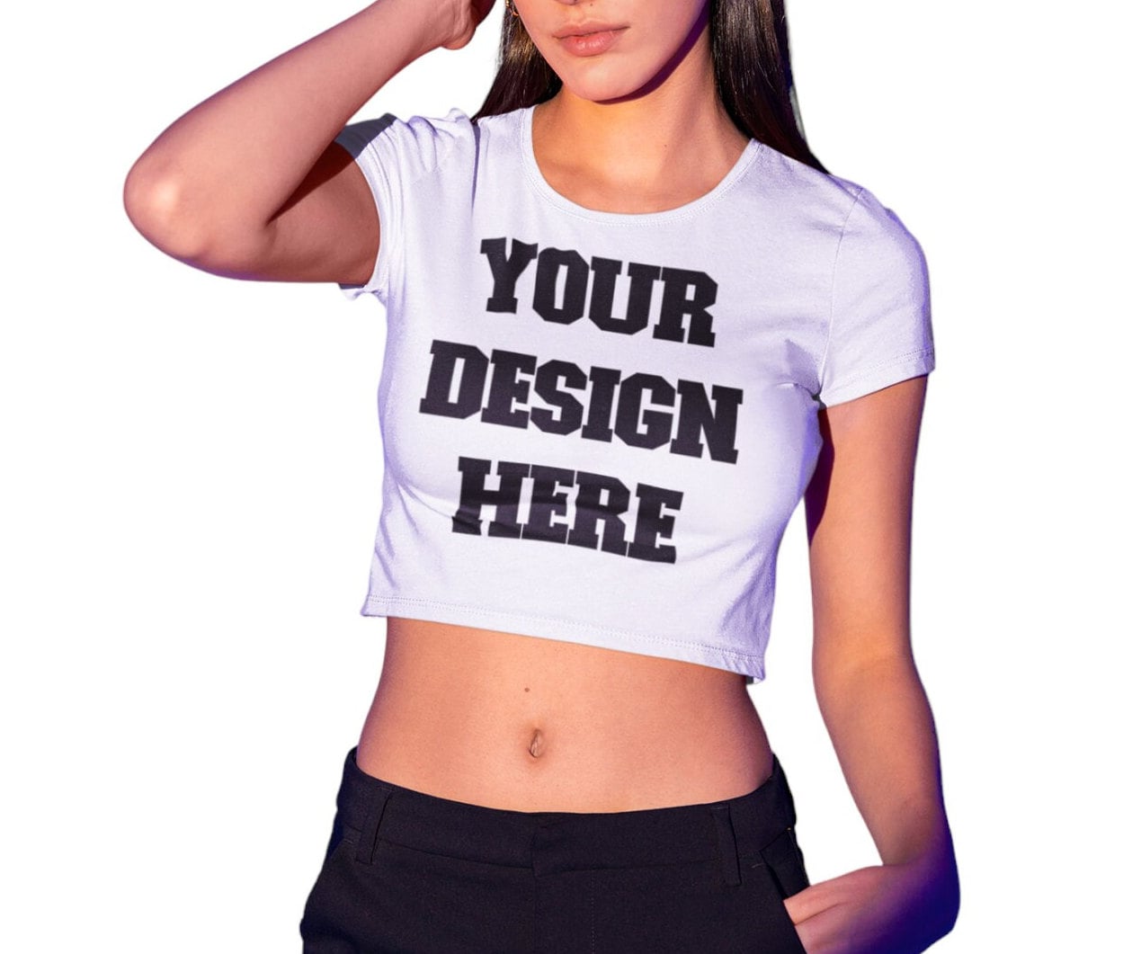 Custom shirt • custom crop top • custom baby tee • fitted crop top • womans stylish shirt • womans gift • y2k outfit • create your own